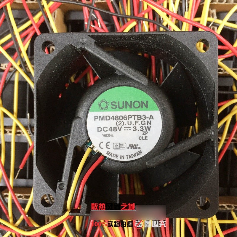 SUNON PMD4806PTB3-A 48V 3.3W 3wires cooling fan SUNON PMD4806PTB3-A 48V 3.3W 3wires cooling fan